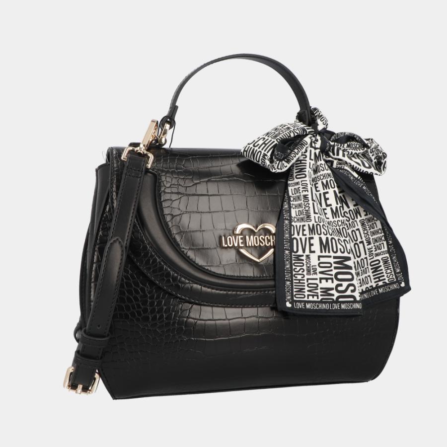 ラブ モスキーノ LOVE MOSCHINO JC4318PP9EKB100A ショルダーバッグ/ハンドバッグ ブラック ハート レザー 新品