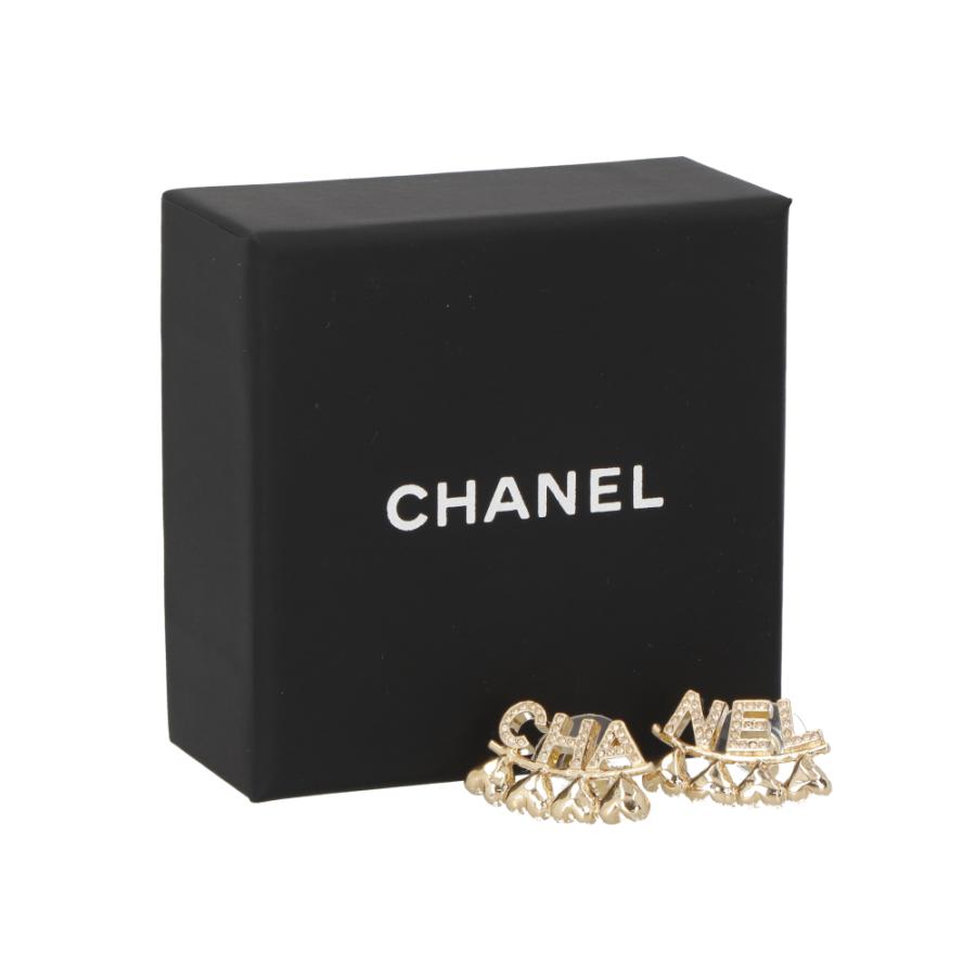 シャネル CHANEL ABA271 ピアス イヤリング ゴールド クリスタル 