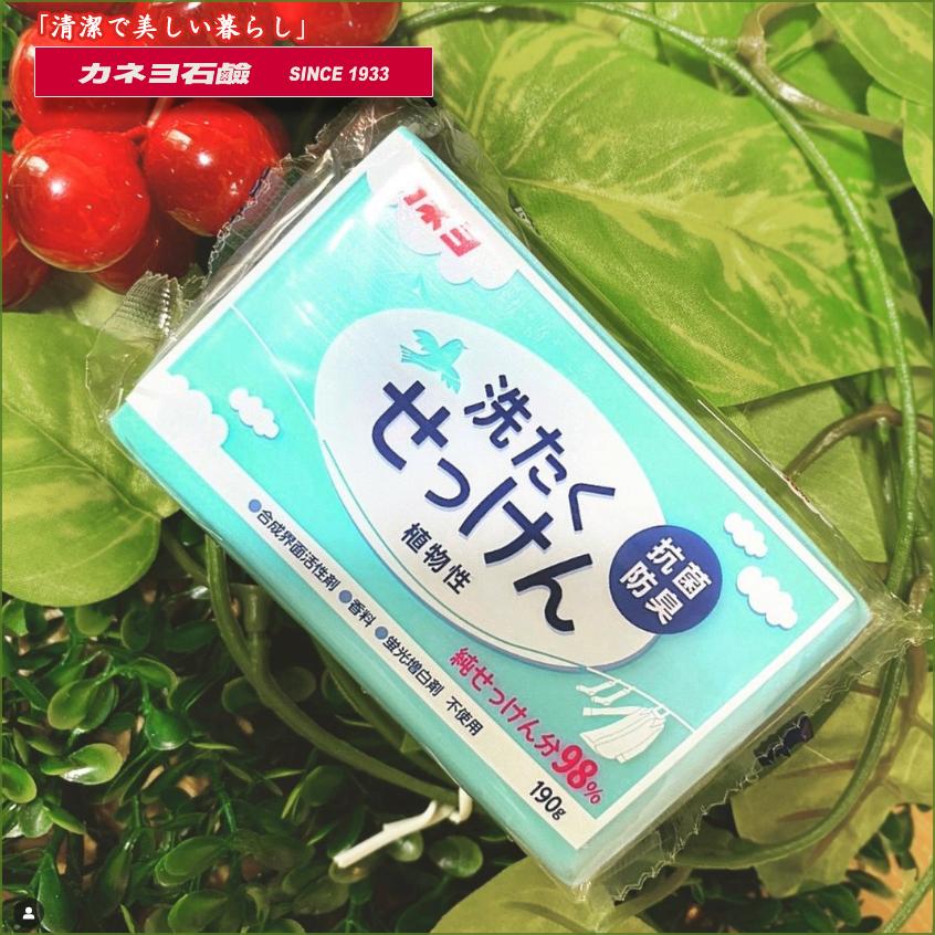 カネヨ石鹸 カネヨ 洗濯石鹸 あおながかく 洗たく石けん 洗濯石鹸 固形