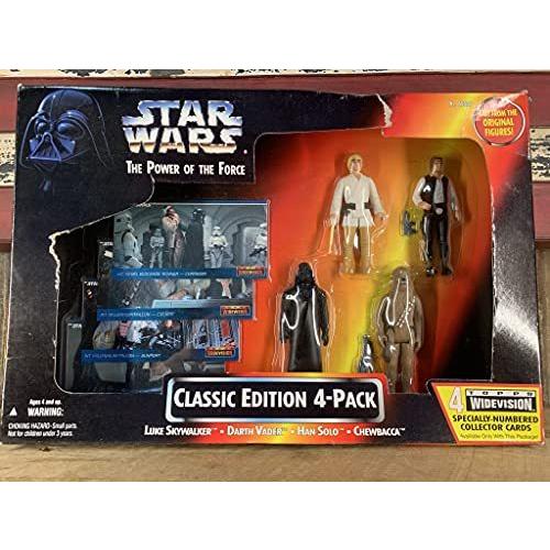適当な価格 Star Chewbacca Solo Han Skywalker Luke Vader Darth Pack 4 Edition Classic Force the of Power Exclusive Us R Toys Wars スターウォーズ