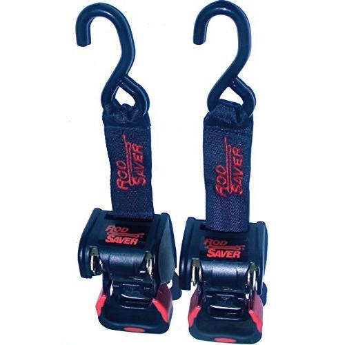Rod Saver 100cm Boat Saver Retractable Transom Tie-Downs%カンマ% Pair