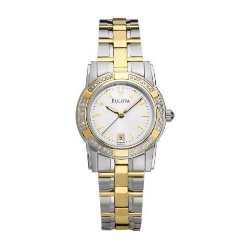 ブローバWomen ´s 98r120?Diamond Accented Two - Tone Watch