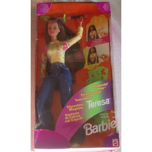 Happenin Hair Teresa Barbie Stencil and Stamp by mattel [並行輸入品]