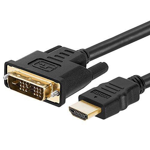 CMPLE - HDMI - DVI アダプターケーブル 双方向高速モニターケーブル PC ノートパソコン HDTV プロジェクター用 - 50フィート