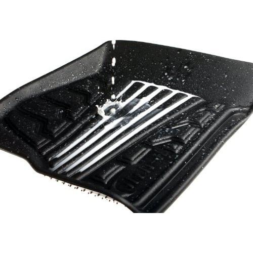 ルンド283022-b catch-itビニールブラックフロントシートフロアマット???セットof 2