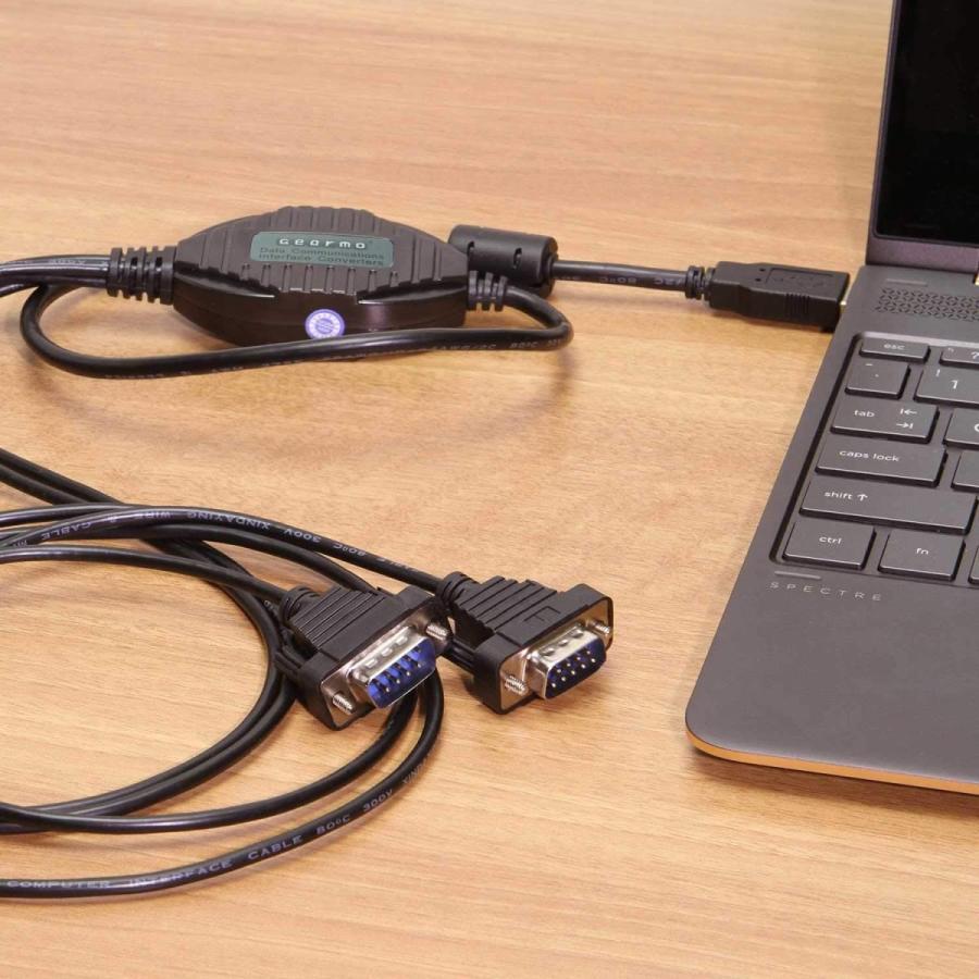 売場 Gearmo 2 Port Professional USB to Serial Adapter with TX/RX LED and COM Retention FTDI Chip and Fast 920K Per Port Transfer Speed - Win XP%カンマ% 7