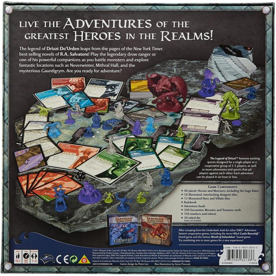 ダンジョンズ＆ドラゴンズ ボードゲーム レジェンド・オブ・ドリッズト【英語版】※ルール日本語訳付属 ダンジョンズ＆ドラゴンズ ボードゲーム レジェンド オブ ドリッズト 英語版 ルール日本語訳付属