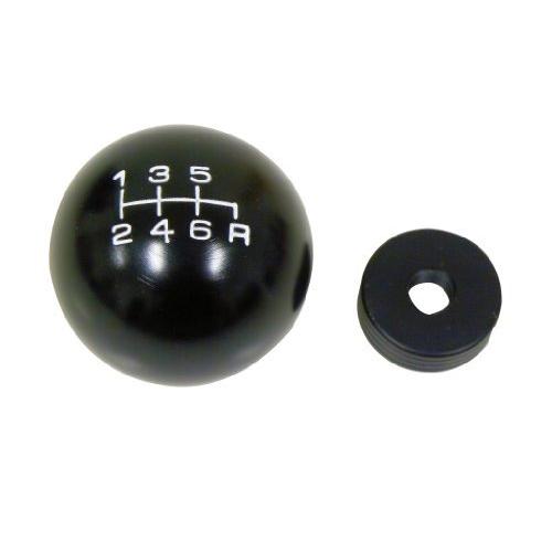 10x1.25mm Thread 6 speed JDM Round Ball Shift Knob in Black Billet Aluminum for Mazda Miata RX8 RX-8
