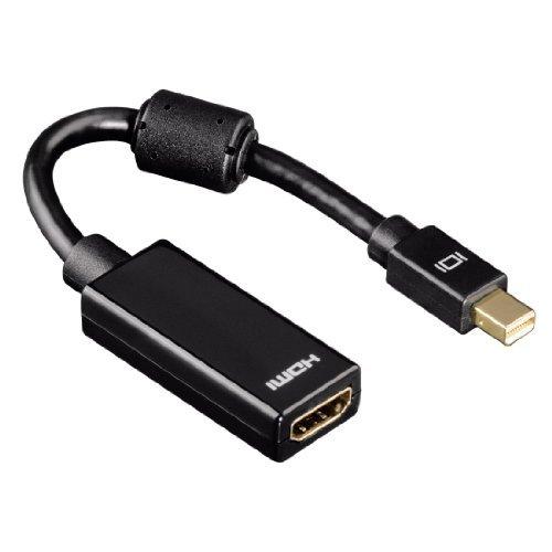 Hama Mini DisplayPort - HDMI%カンマ% male/female%カンマ% Mini DisplayPort%カンマ% HDMI%カンマ% Negro