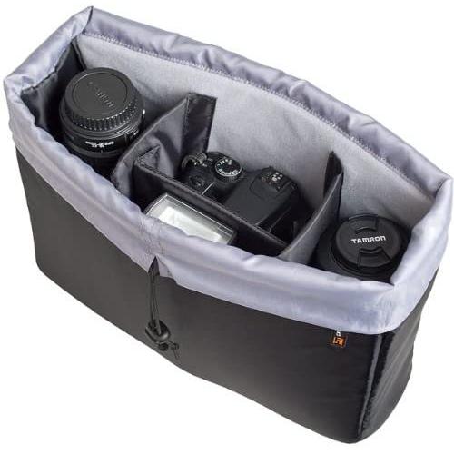 新品入荷 Pro Tec I501 カメラ挿入バッグ (ブラック/グレー)