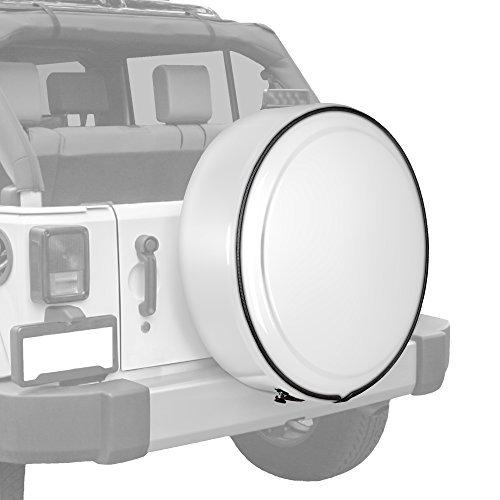 Boomerang 32インチ カラーマッチマスターシリーズ ハードタイヤカバー ジープ JK ラングラー(2007-2018)用 ブライトホワイト