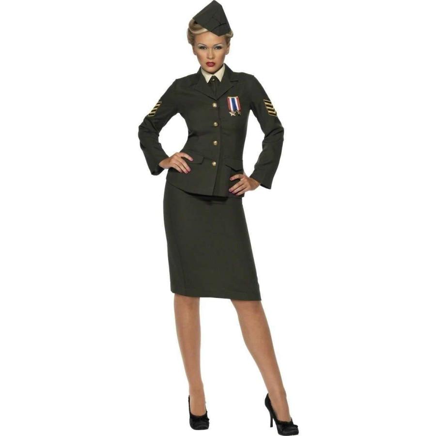 人気の商品を価格比較 Smiffy´s Women´s Wartime Officer Costume Skirt Jacket [並行輸入品]