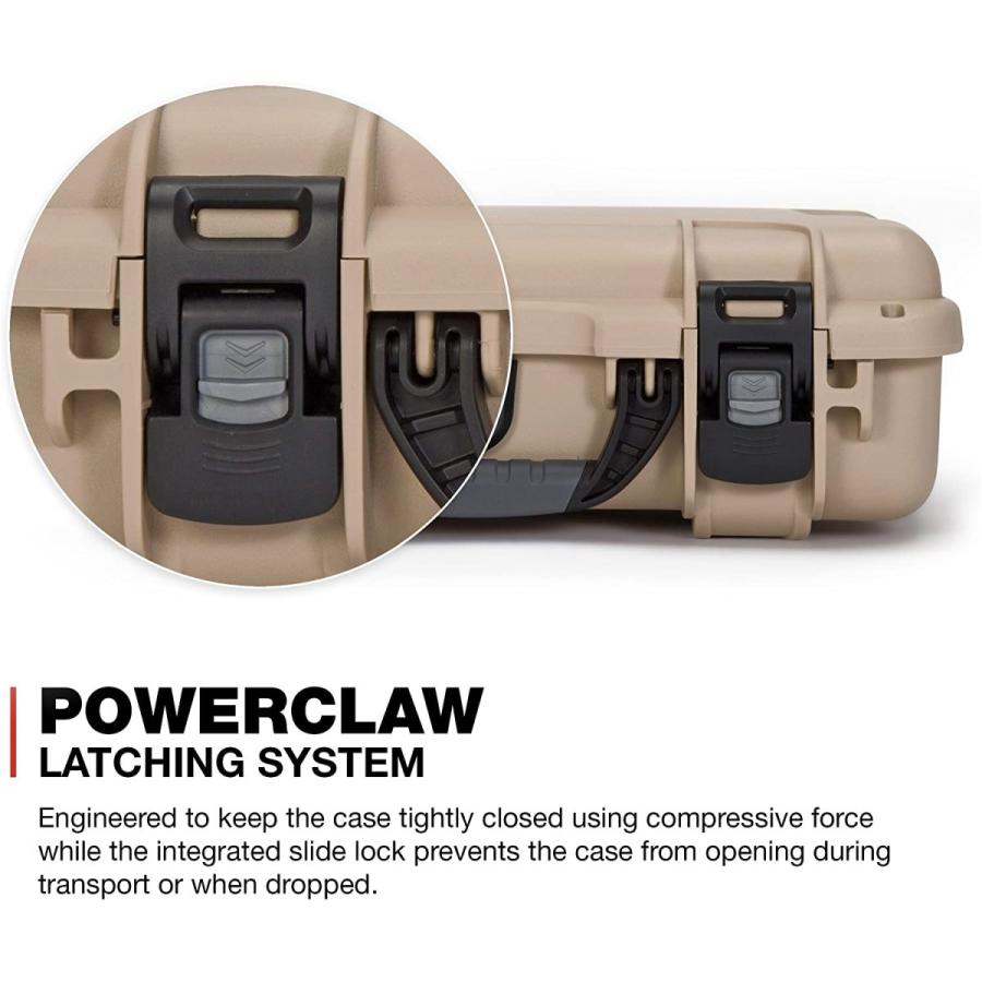 Nanuk 910防水ハードケースwith Foam挿入???タン Nanuk 910防水ハードケースwith Foam挿入 タン