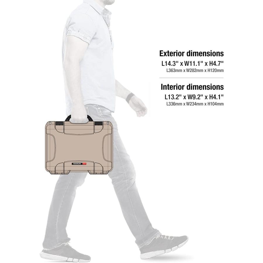 Nanuk 910防水ハードケースwith Foam挿入???タン Nanuk 910防水ハードケースwith Foam挿入 タン