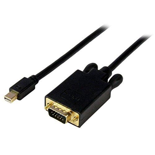 StarTech.com Mini DisplayPort - VGA変換アダプタ 1.8m ミニディスプレイポート(オス) - VGA(オス) 1920x1200 ブラック MDP2VGAMM6B