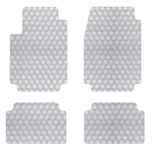intro-tech Hexomatカスタムフィット自動フロアマット???クリア、4のセット