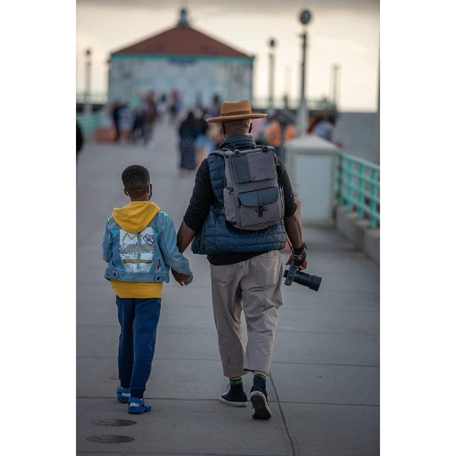 EIRMAI カメラバックパック キャンバスバッグ 写真撮影用バックパック 撥水性 デジタル一眼レフカメラバッグ レインカバー付き ミラーレスカメラ ビデオカ EIRMAI カメラバックパック キャンバスバッグ 写真撮影用バックパック 撥水性 デジタル一眼レフカメラバッグ レインカバー付き ミラーレスカメラ