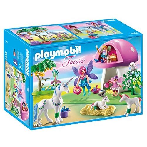 [プレイモービル]PLAYMOBILR PLAYMOBIL Fairies with Toadstool House Building Kit 6055 [並行輸入品]