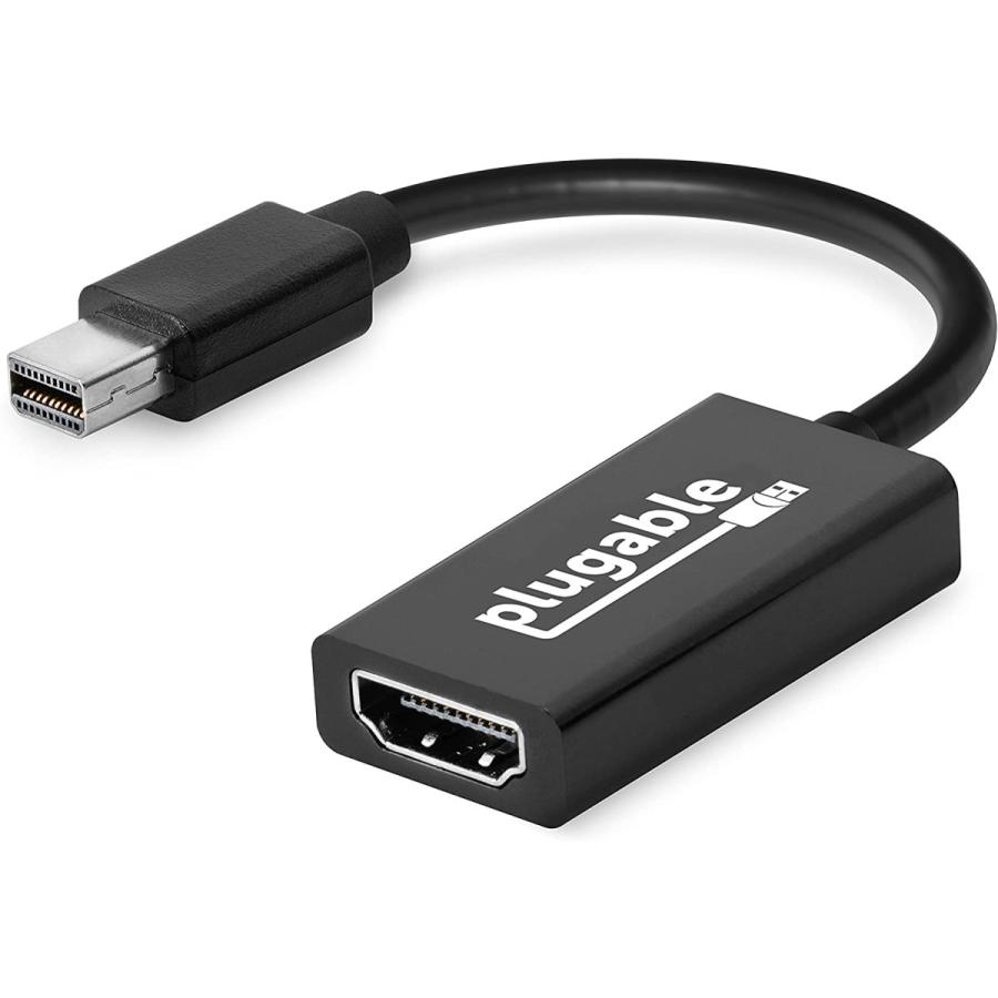 業界最高い品質 Plugable Mini DisplayPort - HDMI 変換アダプター アクティブ MDP-HDMI MDP ポート搭載システム互換 4K@60Hz対応　Surface Pro、Macシステム（Thunderbolt