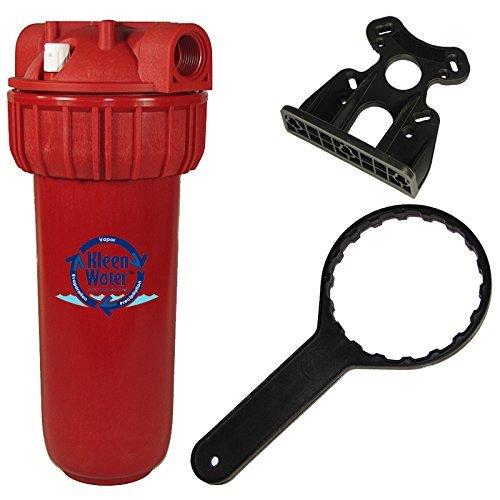 KleenWater Premier KWHW2510 Hot Water Filter - Mounting Bracket and Wrench Included by KleenWater