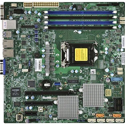 SUPERMICRO X11SSL-CF - Motherboard - micro ATX - LGA1151 Socket - C232 - USB 3.0 - 2 x Gigabit LAN - onboard graphics