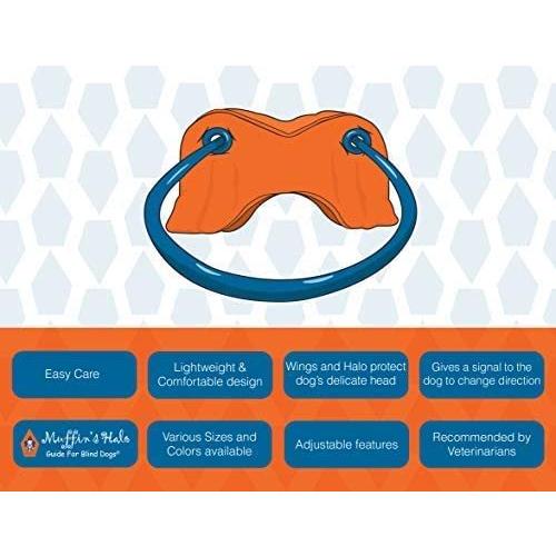 Muffin's Halo Blind Dog Harness Guide Device - Help for Blind Dogs or Visually Impaired Pets to Avoid Accidents & Build Confidence - Ideal Blind｜eastriver｜09