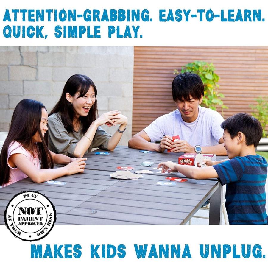 特価注文 Not Parent Approved: A Hilarious Card Game for Kids%カンマ% Tweens%カンマ% Families and Mischief Makers