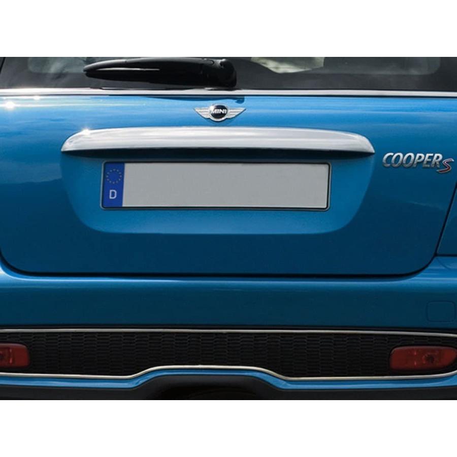 カーキ×インディゴ Mini Cooper リアハッチハンドル クロム OEM R56