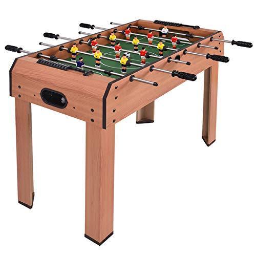 Giantex 37インチ テーブルサッカーテーブル 木製競技用サッカーゲームテーブル ボール2個付き カップホルダー2個 レクリエーションテーブルフットボール
