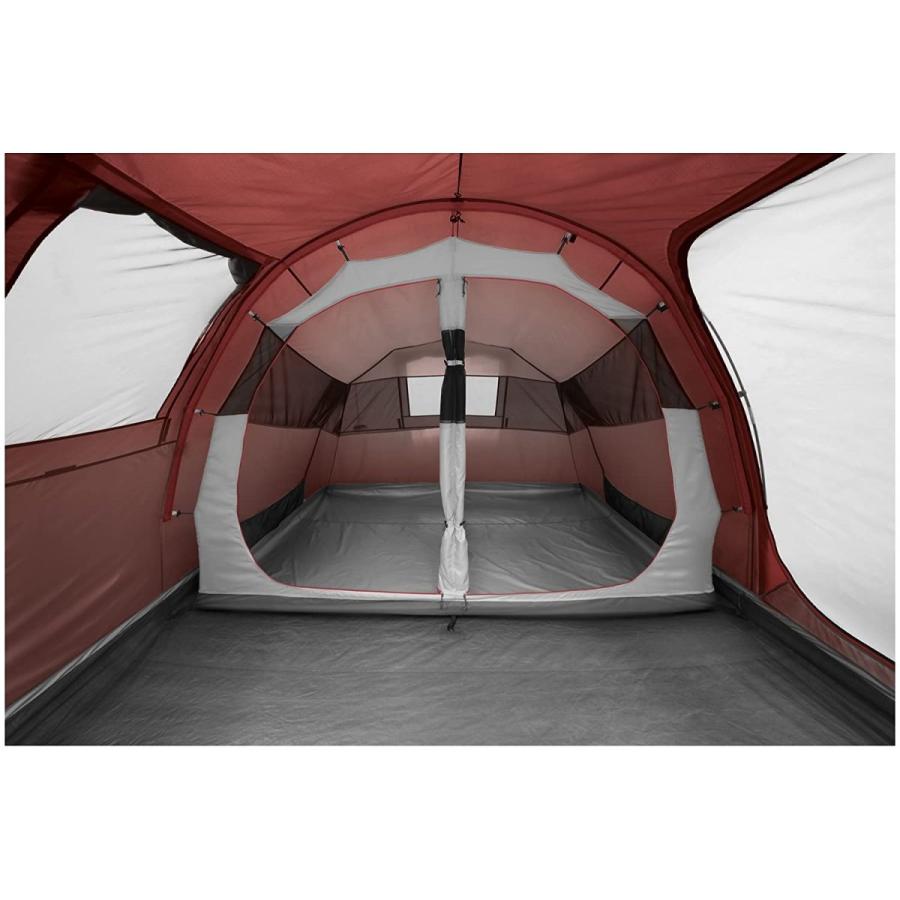 初売り】 Ferrino tent Meteora Ferrino Tenere Family Tent, Red, 4-Person 鵜沢ネット 硬式テニスネット(テクノーラ) 黒 220dt 120本 11348