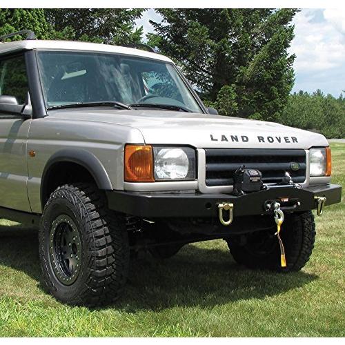 ヘビーデューティフロントスチールバンパー DA5645 DPB104620 ウインチマウント付き Land Rover Discovery 2 (1999-2004)(74937円)