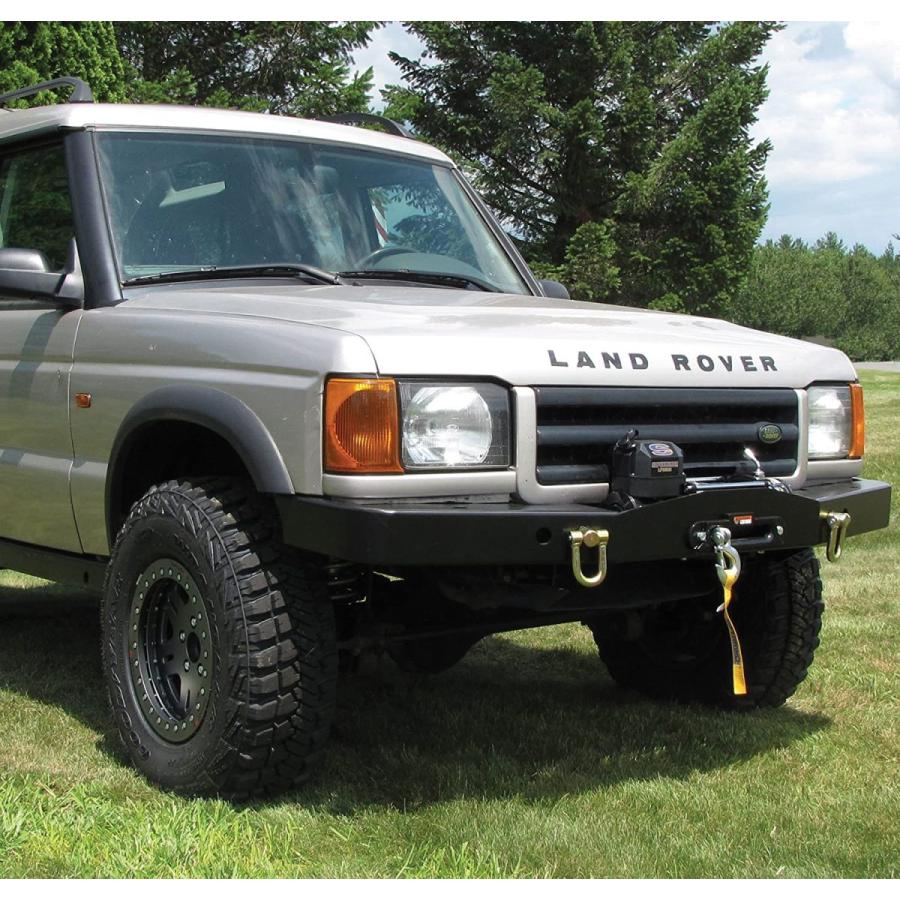 ヘビーデューティフロントスチールバンパー DA5645 DPB104620 ウインチマウント付き Land Rover Discovery 2 (1999-2004) ヘビーデューティフロントスチールバンパー (1999-2004)