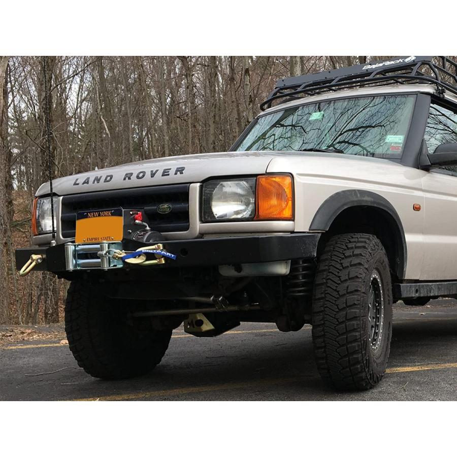 ヘビーデューティフロントスチールバンパー DA5645 DPB104620 ウインチマウント付き Land Rover Discovery 2 (1999-2004) ヘビーデューティフロントスチールバンパー (1999-2004)