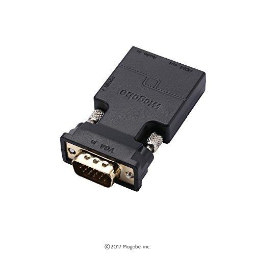 VGA to HDMIアダプタコンバータ( VGAオスto HDMIメス) with 6?ft HDMIケーブル( 3.5?MMオーディオケーブル付属)