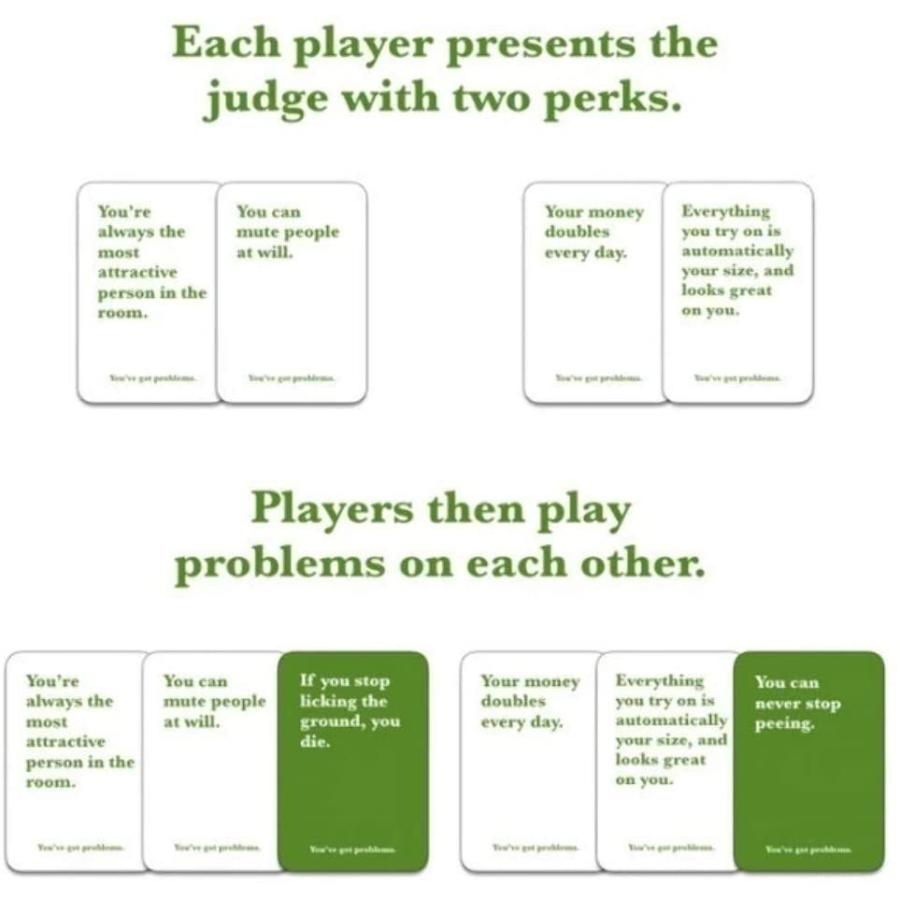 女の子向けプレゼント集結 You´ve got problems Card Game