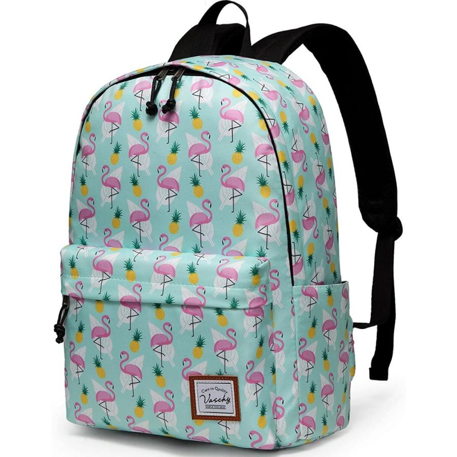 日本最大級 Bookbag Schoolbag Casual Durable Resistant Water Girls Vaschy For Backpack School For Flamingos In Students School Middle ビジネスリュック Www Oroagri Eu