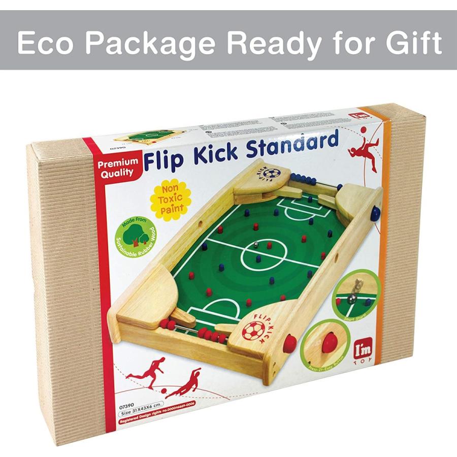 Flipkick: 木製テーブルトップサッカー/サッカーピンボールゲーム 屋内ポータブルスポーツテーブルボード 子供や家族用 Flipkick 木製テーブルトップサッカー/サッカーピンボールゲーム 屋内ポータブルスポーツテーブルボード 子供や家族用