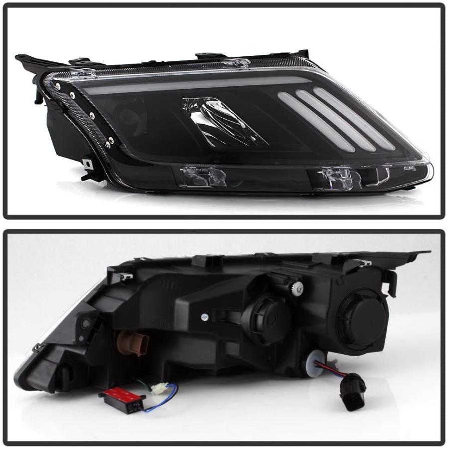 Carpart4u 2010-2012年式フュージョンライトチューブスタイルDRLヘッドライト用 CP4UPJ-FFU10-LB-BSM|eastriver|02