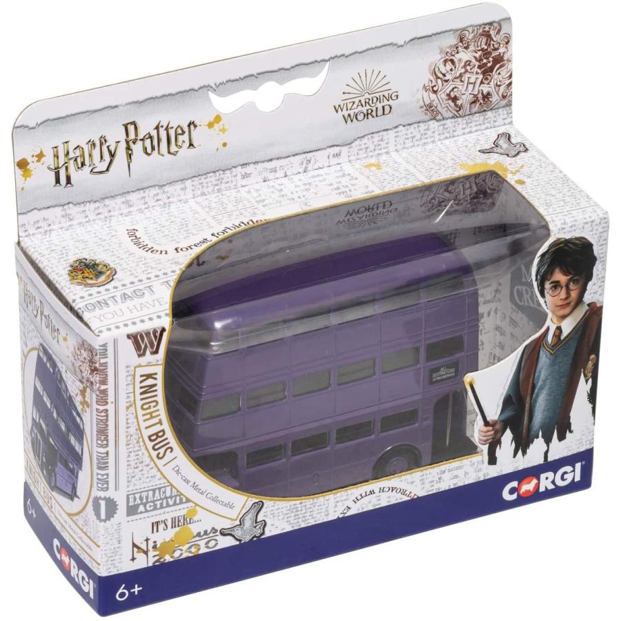 Knight Bus Triple Decker (Diecast Model Bus) from Harry Potter [1:76 scale in Purple] Bus Knight Triple Decker Diecast Model from Harry Potter scale in Purple