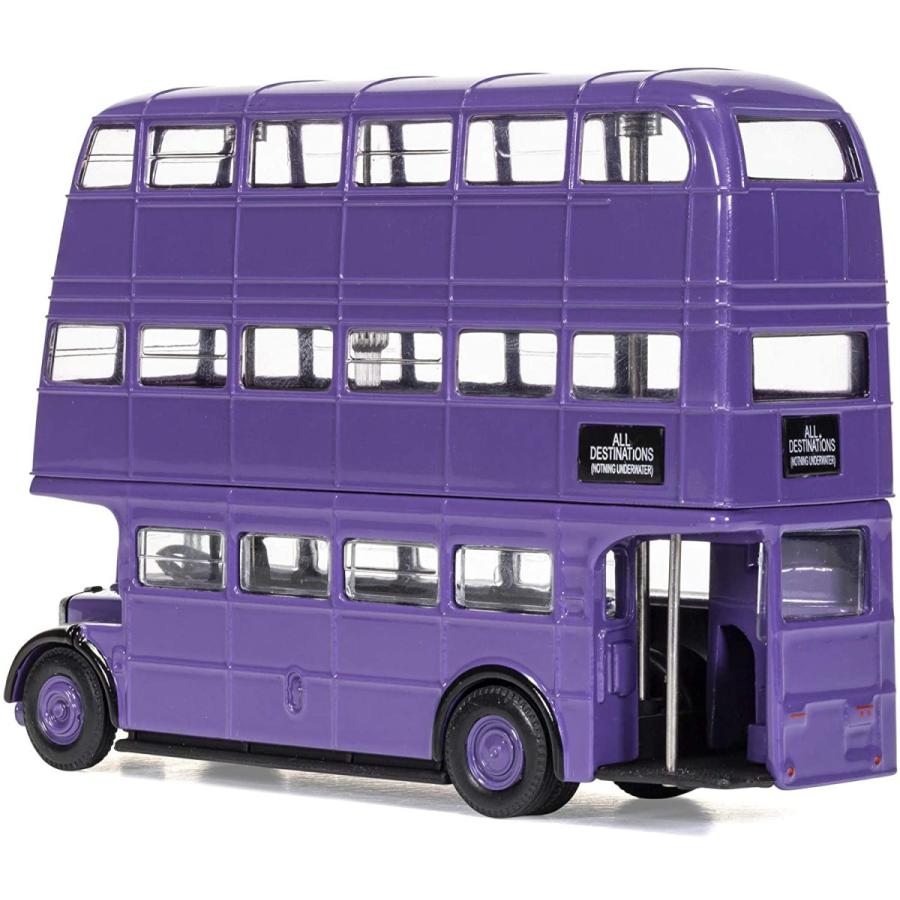 Knight Bus Triple Decker (Diecast Model Bus) from Harry Potter [1:76 scale in Purple] Bus Knight Triple Decker Diecast Model from Harry Potter scale in Purple
