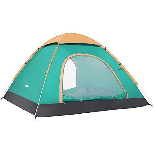 Ubon 2 to 3 Person Pop-Up Tent Instant Lightweight Camping Glamping Sleepover Backpacking Tents Quick Two-Step Automatic Setup Sun and Windp