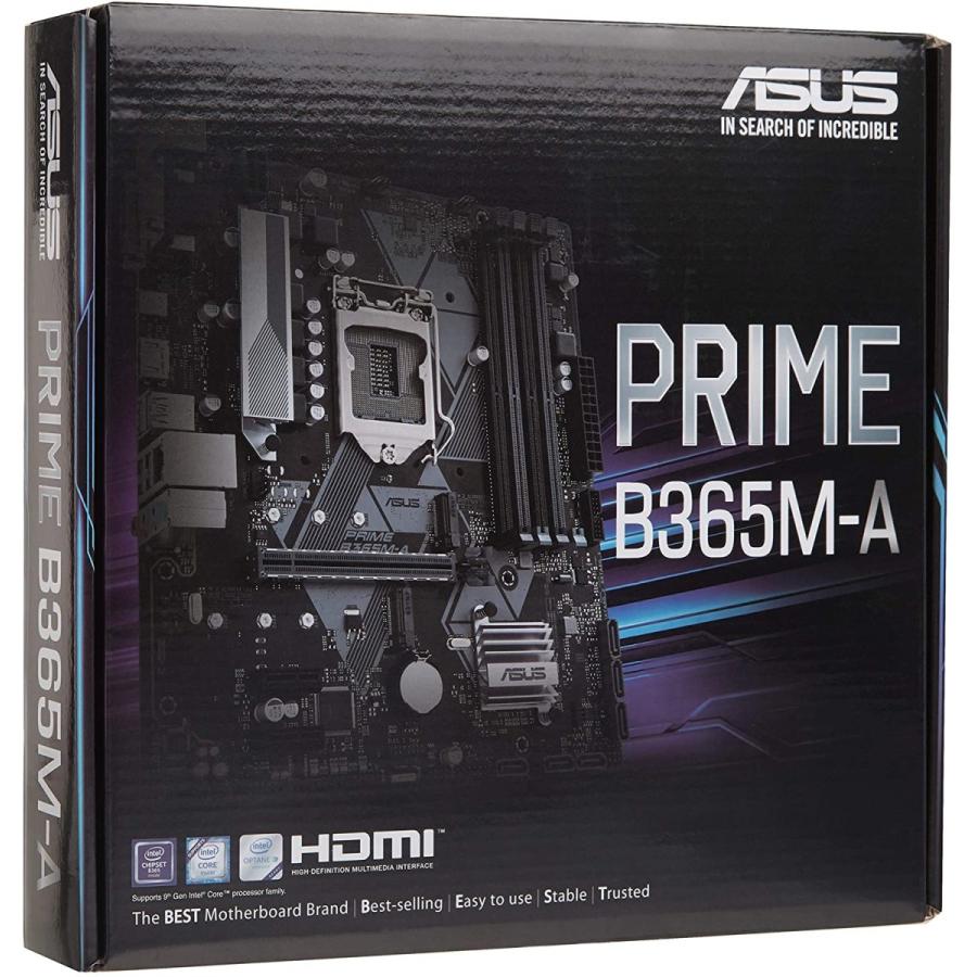 公式通販にて購入 ASUS Intel B365 搭載 socket1151対応 マザーボード PRIME B365M-A 【MicroATX】