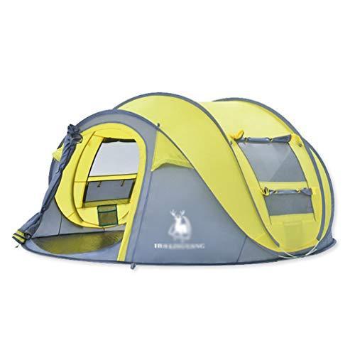 【送料無料/新品】 People 3-4 Tent Outdoor Home Open Speed Automatic Tent Durable and Strong Zxb-shop Camping Ou Rainproof Thick Tent Folding その他テント