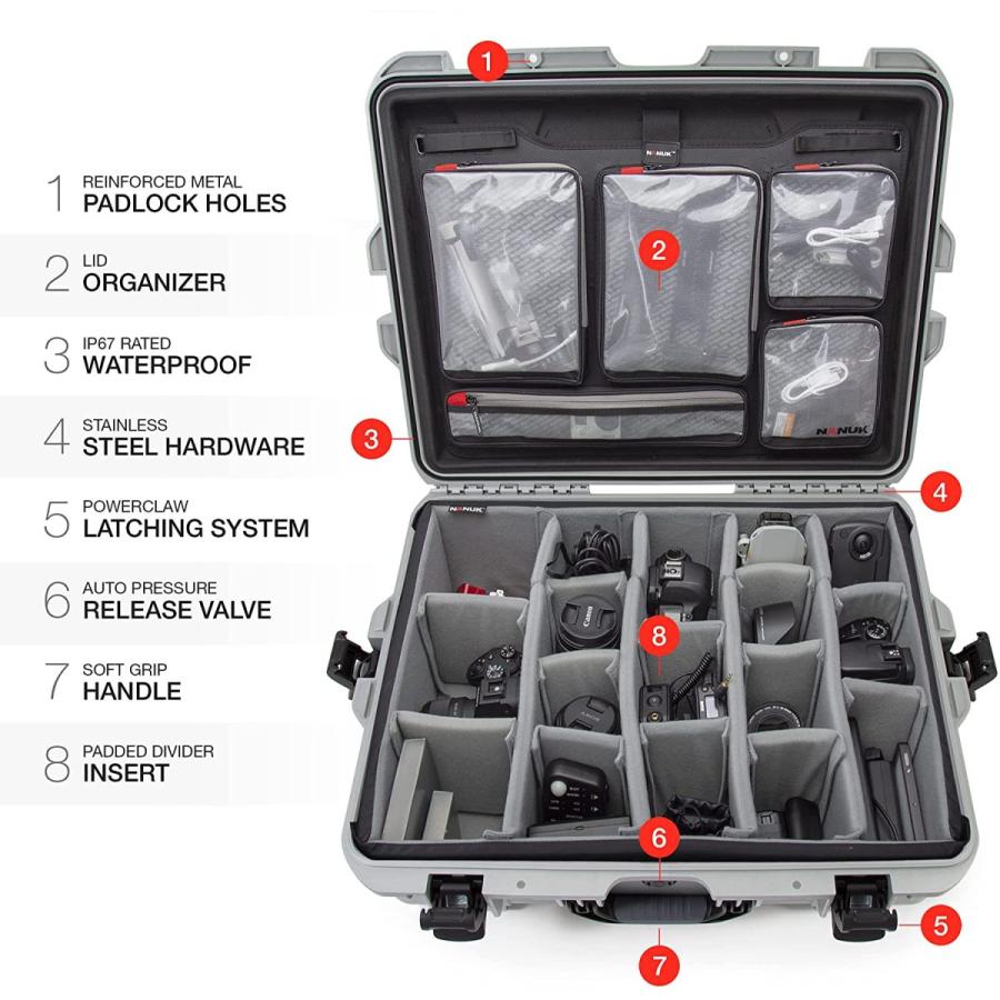 Nanuk 920 防水ハードケース     商品情報    【商品名】Nanuk 920 防水ハードケース【商品説明】モデル番号を入力してくださいこれが適合するか確認：オプションアクセサリーの豊富な選択と驚異的なレ