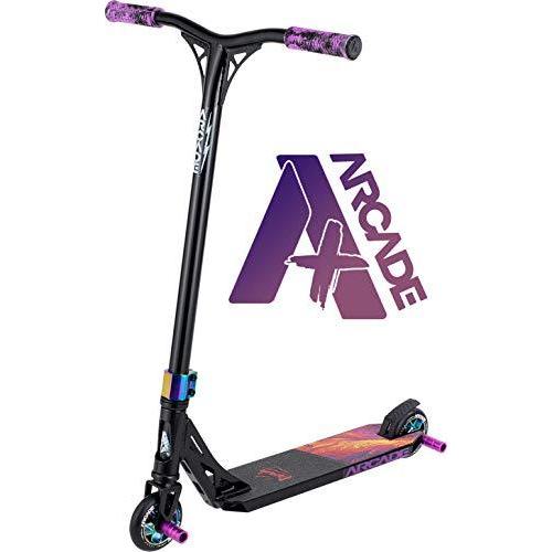 Arcade Pro Scooters Plus スタントスクーター 10歳以上のお子様用 - 中級男女に最適 - BMXフリースタイルトリックに最適なトリックスクーター (ARCADE Plu