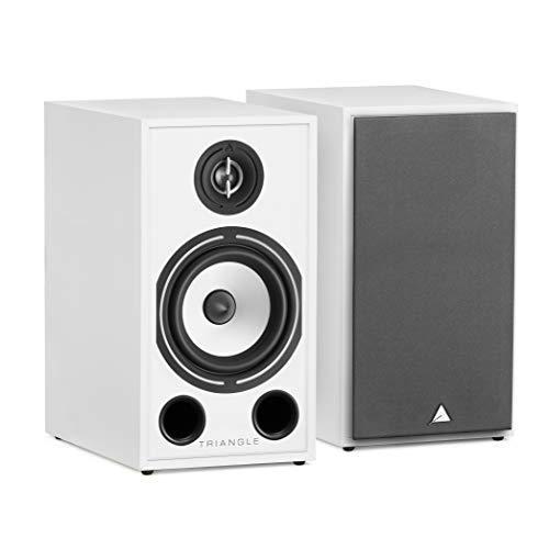 triangle HiFi Bookshelf Speakers - Borea BR03， White， Pair