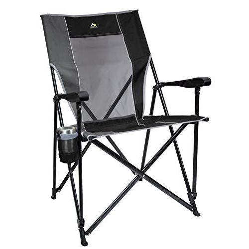 全国宅配無料 GCI Eazy Chair XL, Black アウトドアチェア