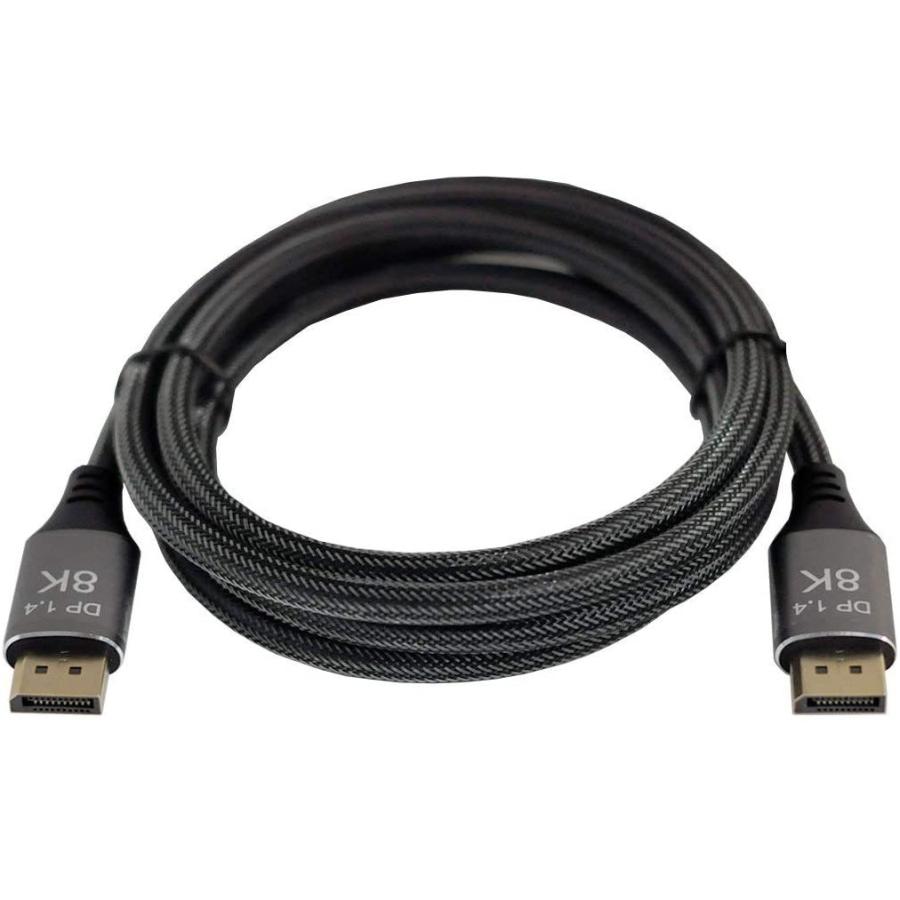 激安アウトレット Cablecc DisplayPort 1.4 8K 60hzケーブルUltra-HD UHD 4K 144hz DP to DP Cable 76804320 for Video PC Laptop TV 5M