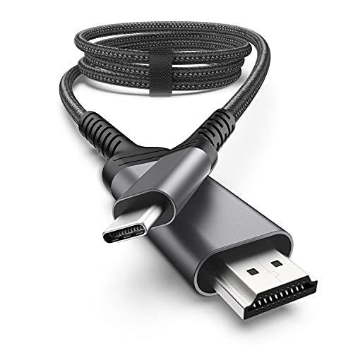 nonda USB C - HDMIケーブル【4K 60Hz】20フィート Type C - HDMI 2.0ケーブル [Thunderbolt 3 - HDMI] MacBook Pro 2020/2019 MacBook Air/iPad Pro 2020