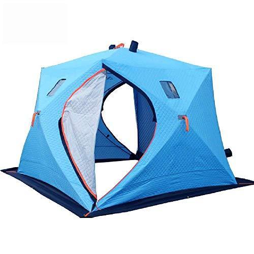 当店在庫してます！ Ice Persons 4 Outdoors Tent Warm Camping Portable Pop-up Tent Winter Assemble to Easy JF-XUAN Fishing B Carry with Shelter その他テント